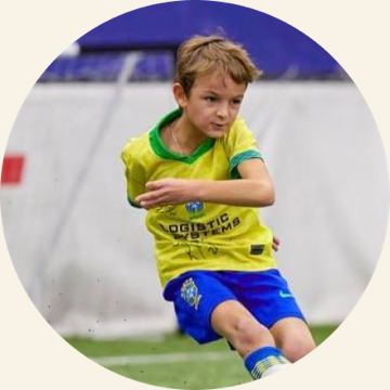 A children’s football session in Khimki